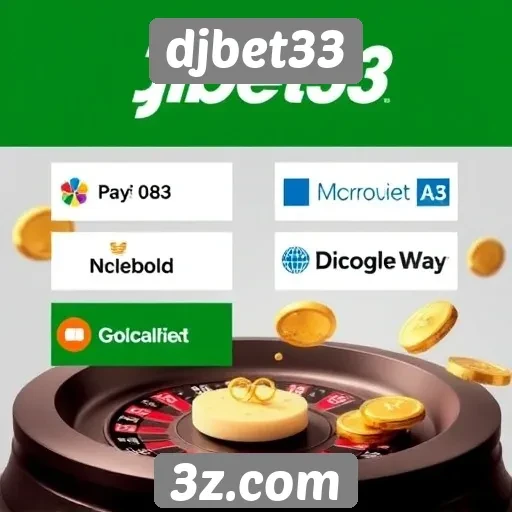 Métodos de pagamento aceitos pelo djbet33