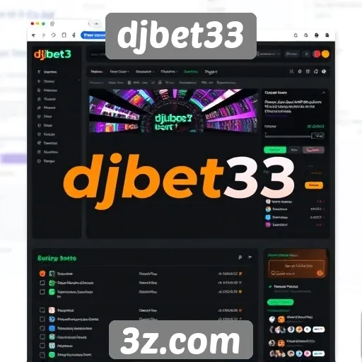 Análise da interface do usuário do site djbet33
